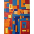 Abstract Art Acrylic Painting on gallery canvas